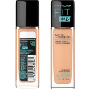 Base Maybelline Fit Me Matte + Poreless - Tono 128